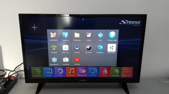 Test de la box Android IPTV Strong SRT 2021