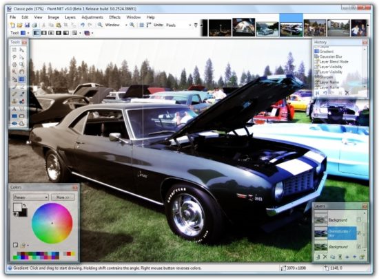 L'application de retouche Paint.net est dispo dans le Windows Store 