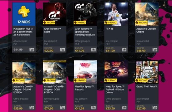 #BlackFriday : Sony a lancé ses offres en avant-première pour ses abonnés PS Plus