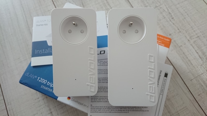 Test des CPL Devolo dLAN 1200+ WiFi ac Starter Kit 