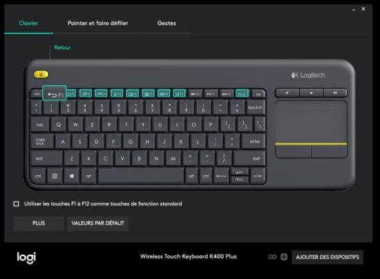 Logitech K400 Plus : un clavier sans fil équipé d'un pavé tactile [Test]