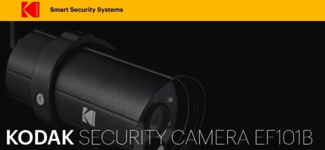 #CES2018 - Kodak va dévoiler sa caméra d'extérieur EF101B, un nouveau produit de la gamme Kodak Security
