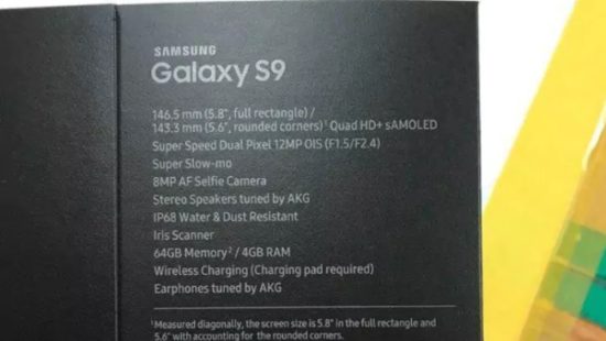 Les Samsung Galaxy S9 et S9 Plus sont certifiés par la FCC