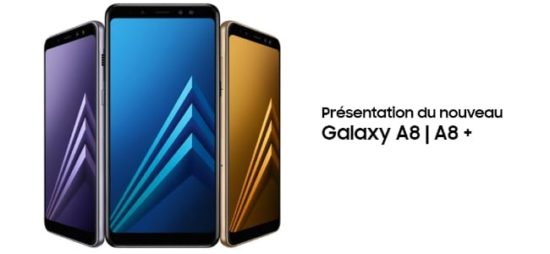 Le Samsung Galaxy A8 est disponible en France