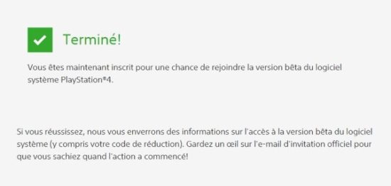 Découvrez en avant-première les nouvelles fonctionnalités PS4 grâce au programme Bêta