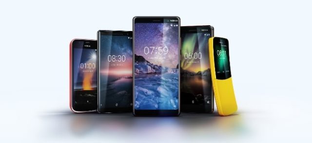 #MWC2018 - Nokia dévoile 5 nouveaux smartphones dont un nouveau Nokia 8810