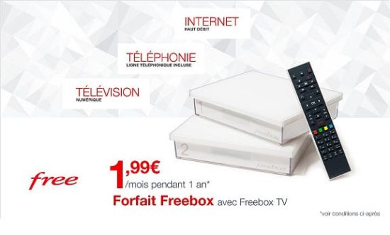 #Free casse le prix du Forfait Freebox Crystal sur Vente-Privee.com