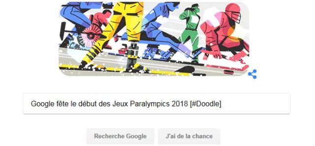 Google fête le début des Jeux Paralympiques 2018 [#Doodle]