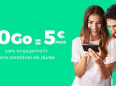 RED by SFR propose 30Go en 4G à 5€/mois sur ShowroomPrive.com