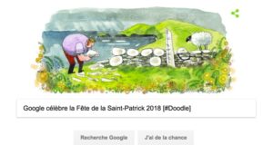 Google célèbre la Fête de la Saint-Patrick 2018 [#Doodle]