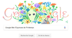 Google fête l’Équinoxe de Printemps [#Doodle]