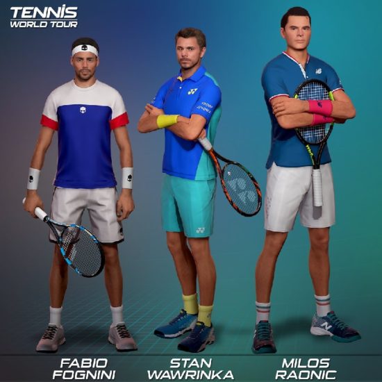 Tennis World Tour : découverte de la liste des 32 joueurs et joueuses