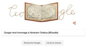 Google rend hommage à Abraham Ortelius [#Doodle]
