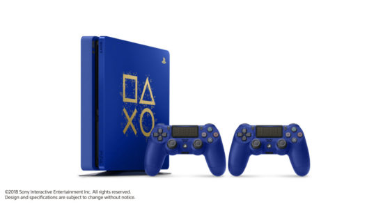 PS4 500Go + 2 DUALSHOCK 4 Édition Limitée Days of Play