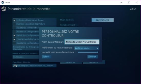 Comment ajouter la manette Switch Pro sur Steam ? [Tuto]