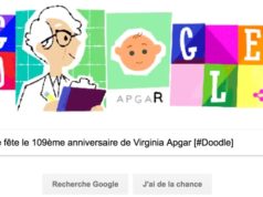 Google fête le 109ème anniversaire de Virginia Apgar [#Doodle]
