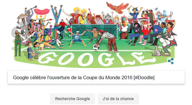 Doodle Coupe du Monde 2018 - Jour 1