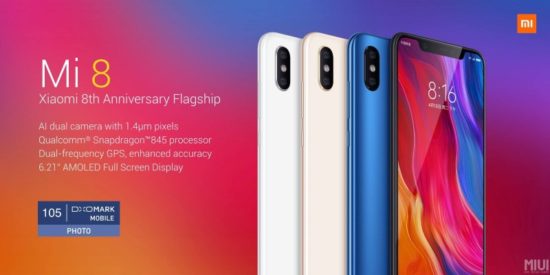 Lancement du Xiaomi Mi 8