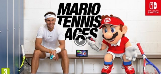 Rafael Nadal affronte Mario dans une bande annonce de Mario Tennis Aces