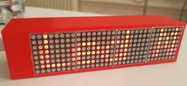 Smart Led Messenger : un boitier connecté pour afficher tous vos messages