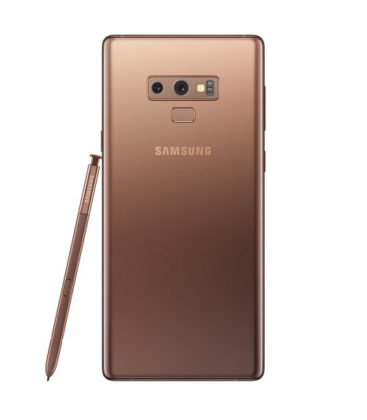 Samsung présente officiellement le Galaxy Note 9