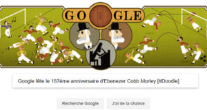 Google fête le 187ème anniversaire d'Ebenezer Cobb Morley [#Doodle]