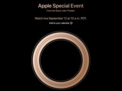 Apple officialise la keynote du 12 septembre 2018 prochain
