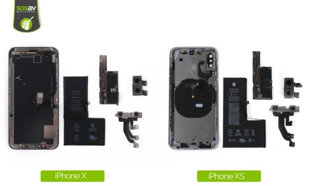 @SOSav_fr démonte les iPhone XS et iPhone XS Max