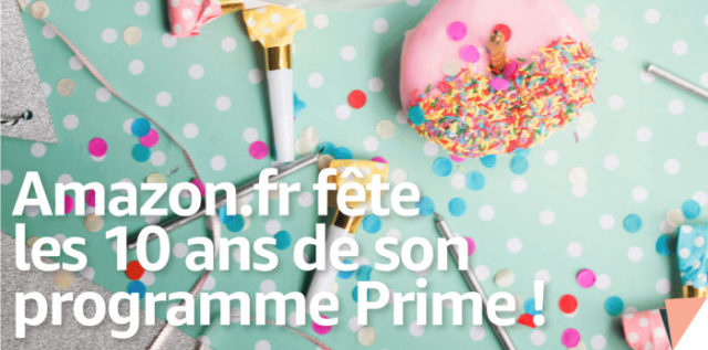 Amazon.fr fête les 10 ans de son programme Prime! [#Infographie]