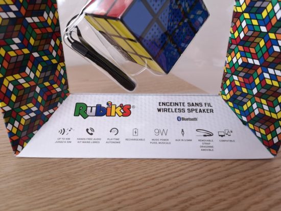 Test de l'enceinte sans fil Rubik's signée Bigben