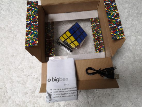 Test de l'enceinte sans fil Rubik's signée Bigben