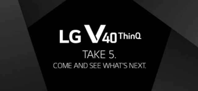 LG va présenter son LG V40 ThinQ le 3 octobre prochain