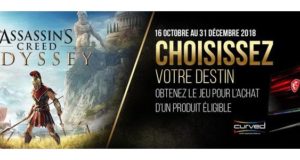MSI et Ubisoft s'associent pour offrir le jeu Assassin's Creed Odyssey