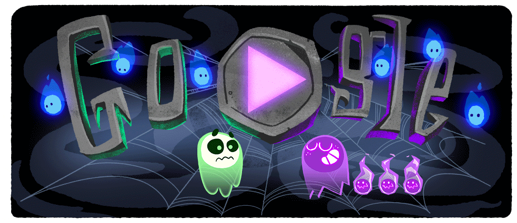 Google fête Halloween 2018 avec le 1er #Doodle jeu interactif multijoueur