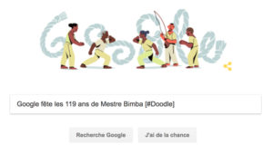 Google fête les 119 ans de Mestre Bimba [#Doodle]