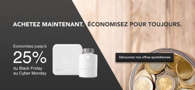 #BlackFriday : Tado solde ses nouveaux thermostats intelligents