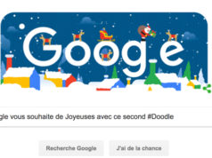 Google vous souhaite de Joyeuses avec ce second #Doodle