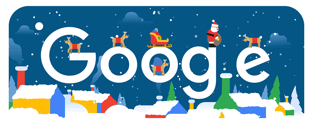 Google vous souhaite de Joyeuses avec ce second #Doodle