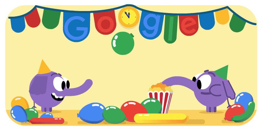 Google nous souhaite un bon Réveillon du Nouvel An 2018 [#Doodle]