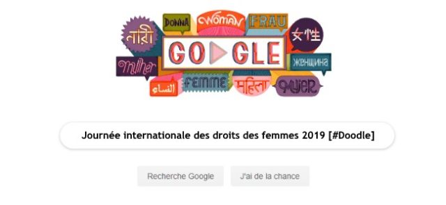 Google fête la journée internationale des droits des femmes 2019 [#Doodle]