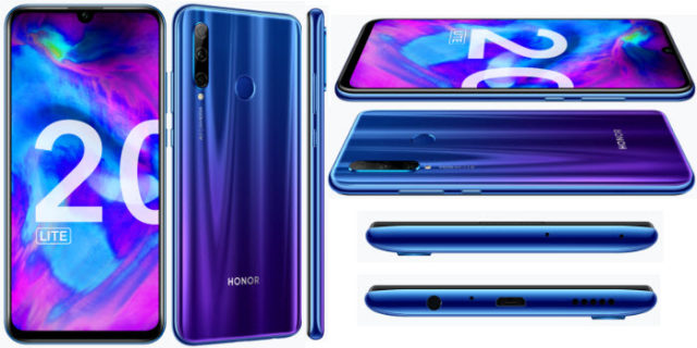 Honor lève le voile sur le Honor 20 Lite