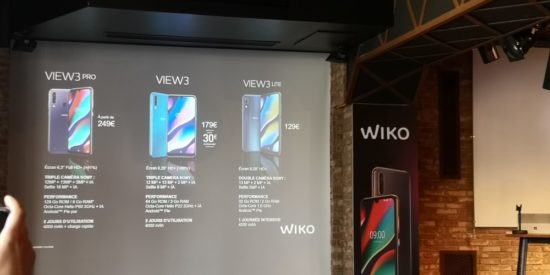 Retour sur le lancement de la collection Wiko View 3