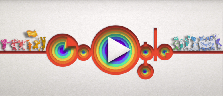 Google célèbre le 50e anniversaire de la marche des fiertés [#Doodle]