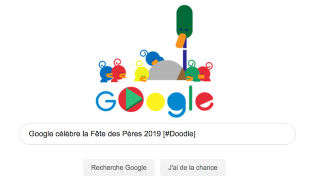 Google célèbre la Fête des Pères 2019 [#Doodle]