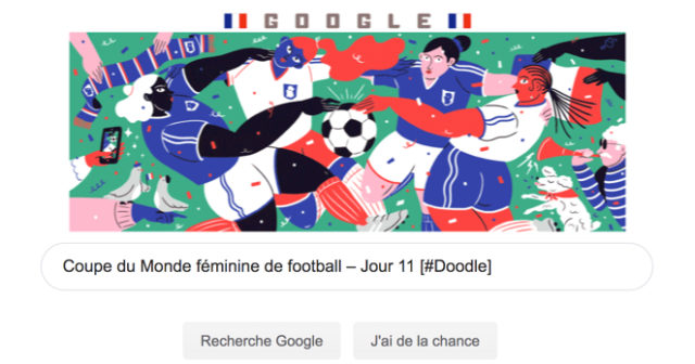 Coupe du Monde féminine de football – Jour 11 [#Doodle]