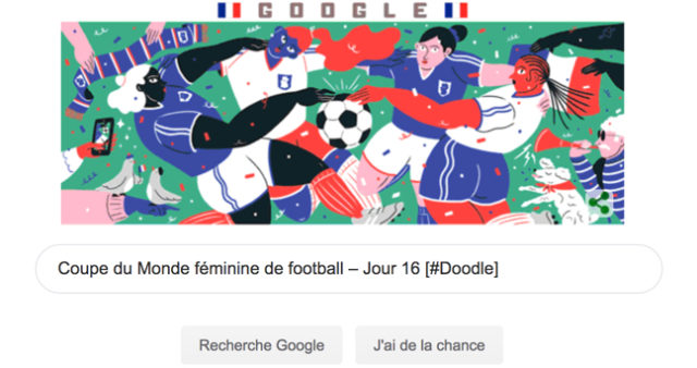 Coupe du Monde féminine de football – Jour 16 [#Doodle]