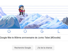 Google fête le 80ème anniversaire de Junko Tabei [#Doodle]