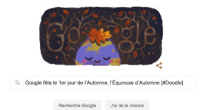 Google fête le 1er jour de l’Automne, l’Équinoxe d’Automne [#Doodle]