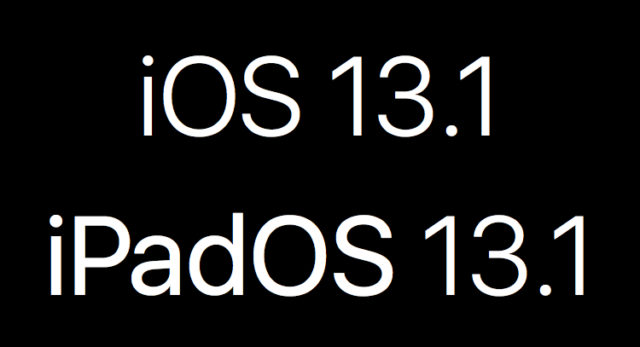 Apple avance la sortie des iOS 13.1 et iPadOS au 24 septembre 2019