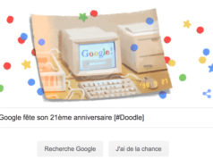 Google fête son 21ème anniversaire [#Doodle]